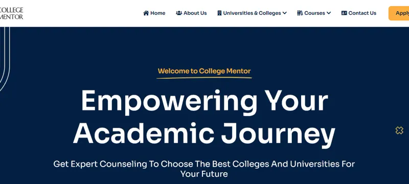 College Mentor website