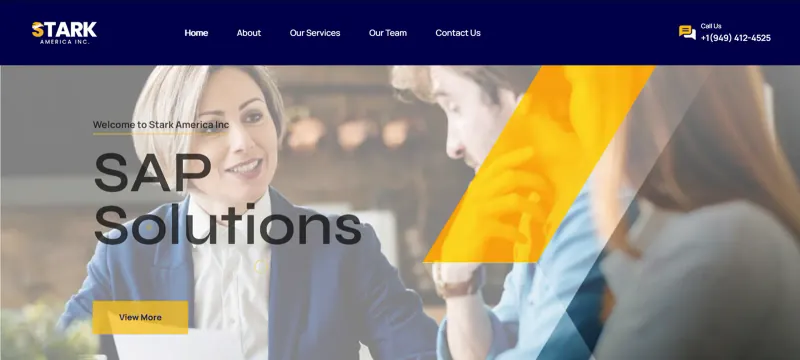 Stark America Inc website preview