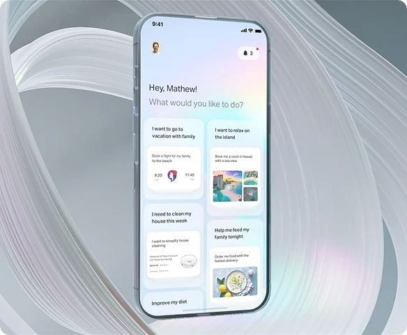 Responsive mobile app screen
