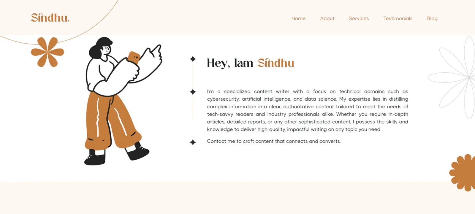 Content Writer — inner page