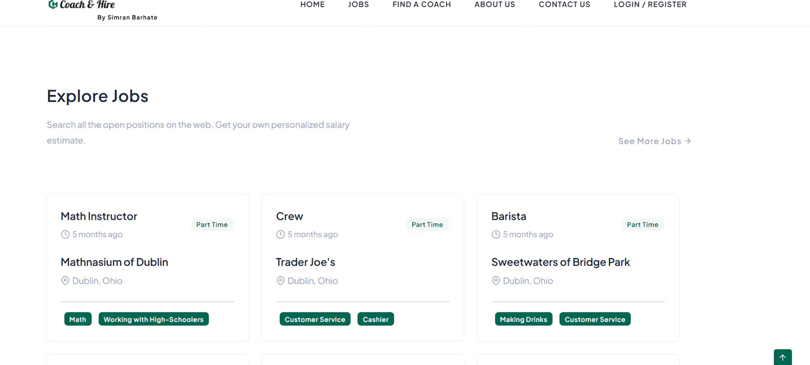 Coach & Hire - The Job Portal screenshot 4
